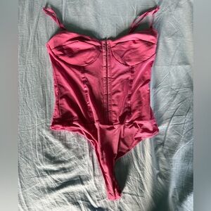 Intimately Free People Pink Bodysuit